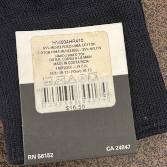 HUGO BOSS Men’s Long Dress Socks NEW With Tag NWT Black - Picture 4 of 10